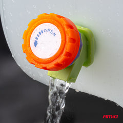 Hvid HDPE-vanddunk med bærehåndtag