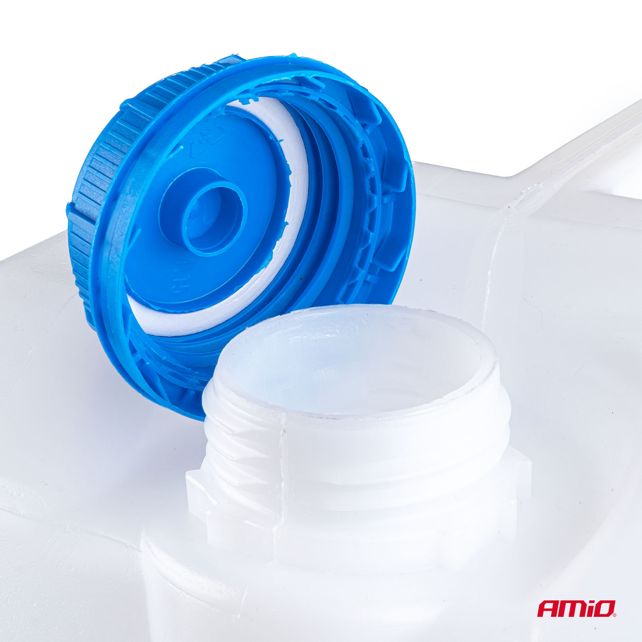Vanddunk i hvid HDPE-plast med tap