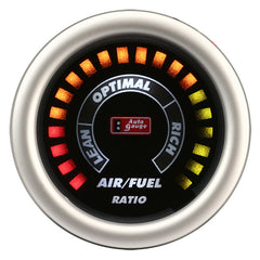 Hallmeter Auto Gauge musta 2 tuumaa