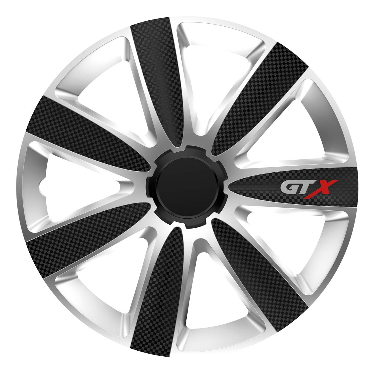 Versaco GTX -pölykapseli hiilikuidun musta/hopea 14 tuumaa