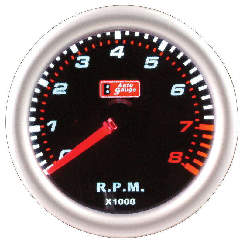 Kierroslukumittari musta 2" Auto Gauge