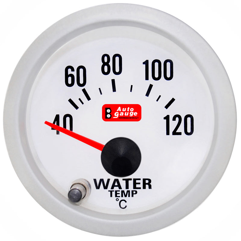 Vedenlämpömittari Auto Gauge 2 tuumaa, 7 väriä