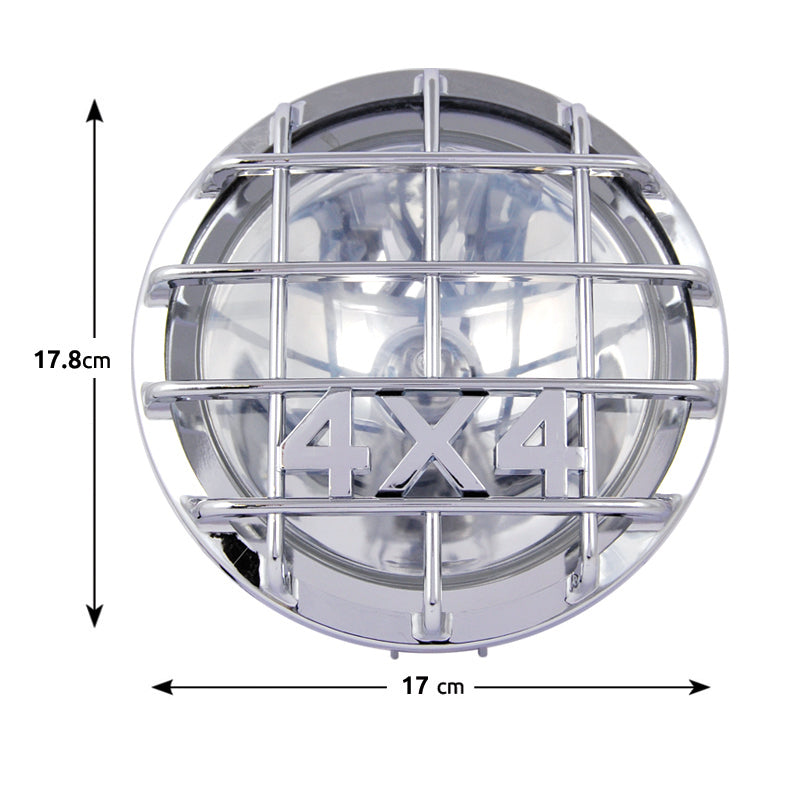 Lisävalosarja 4x4 H3 12V 55W nikkeli 2 kpl