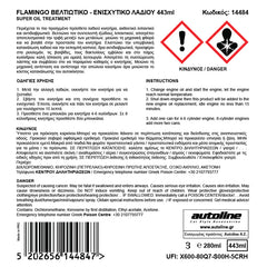 Moottoriöljyn lisäaine 443 ml - Flamingo Oil Treatment