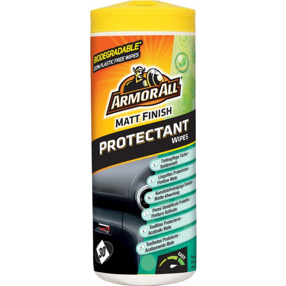 Armor All AA35030M mattapintaiset kojelaudan puhdistusliinat – 30 kpl 