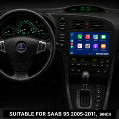 Saab 9-5 2005-2011 - 9" radio Apple CarPlaylla ja Android Autolla 