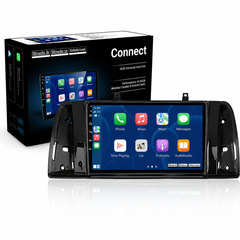 BMW 5-Serie (F10) 2010-2017 - 9" radio, jossa Apple CarPlay ja Android Auto 