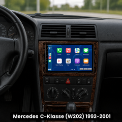 Mercedes C-Klasse (W202) 1992-2001 - 9" soitin Apple CarPlaylla ja Android Autolla 