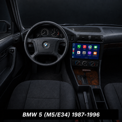 BMW 5-Serie (E34) 1987-1996 - 10,1" radio Apple CarPlaylla ja Android Autolla 