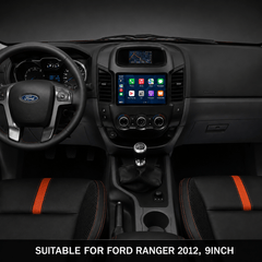 Ford Ranger 2011-2015 - 9" radio, jossa Apple CarPlay ja Android Auto 