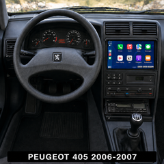 Peugeot 405 1993-2005 - 9" radio Apple CarPlaylla ja Android Autolla 