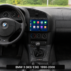 BMW 3-Serie (E36) 1990-2000 - 9" soitin, jossa Apple CarPlay ja Android Auto 