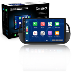 Fiat 500 07-15 - 9" radio Apple CarPlaylla ja Android Autolla