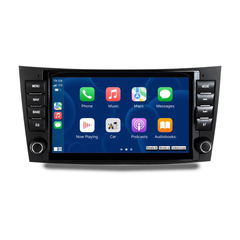 Mercedes-Benz W211 - 8" radio Apple CarPlaylla ja Android Autolla