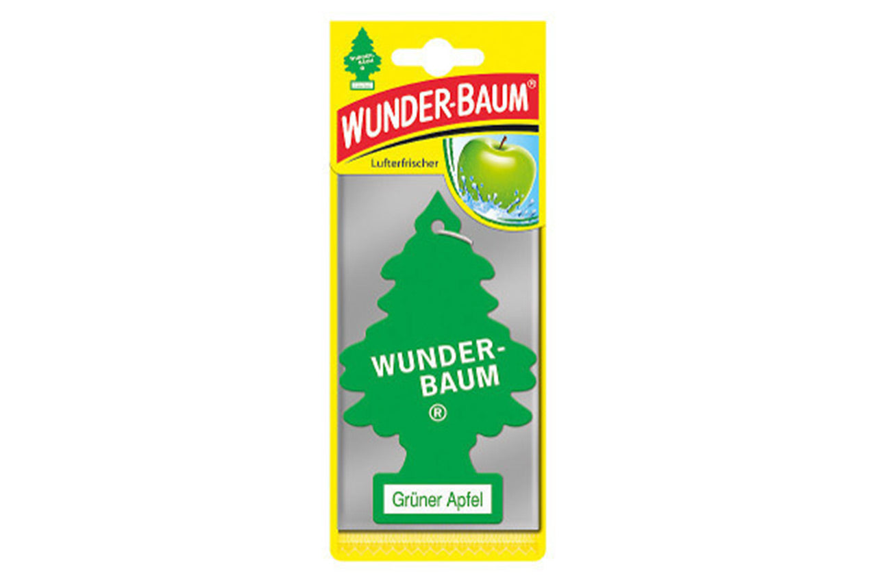 Wunder Baum Green Apple papirbaseret luftfrisker til bil