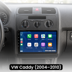 VW Caddy 04-10 - 10,1" radio Apple CarPlaylla ja Android Autolla 