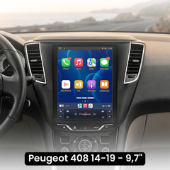 Peugeot 408 14-19 - 9,7" radio Apple CarPlaylla ja Android Autolla