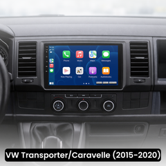 VW Transporter/Caravelle 15-20 - 9" radio Apple CarPlaylla ja Android Autolla