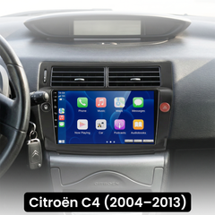 Citroën C4 04-13 - 9" radio Apple CarPlaylla ja Android Autolla