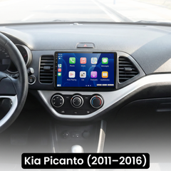 Kia Picanto 11-16 - 9" radio Apple CarPlaylla ja Android Autolla