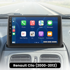Renault Clio 00-12 - 9" -radio Apple CarPlaylla ja Android Autolla