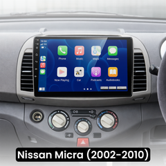 Nissan Micra 02-10 - 9" radio Apple CarPlaylla ja Android Autolla