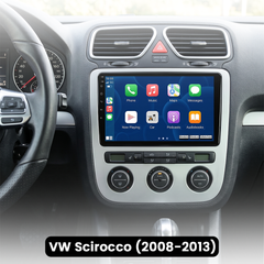 VW Scirocco 08-13 - 9" radio Apple CarPlaylla ja Android Autolla