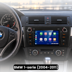BMW 1-sarja 2004-2011 - 7" radio Apple CarPlaylla ja Android Autolla 