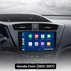 Honda Civic 12-17 - 9" -radio Apple CarPlaylla ja Android Autolla