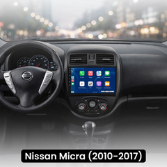 Nissan Micra 10-17 - 9" -radio Apple CarPlaylla ja Android Autolla