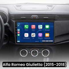 Alfa Romeo Giulietta 15-18 - 9" -radio Apple CarPlaylla ja Android Autolla
