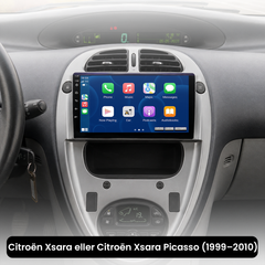 Citroën Xsara 99-10 - 9" radio Apple CarPlaylla ja Android Autolla