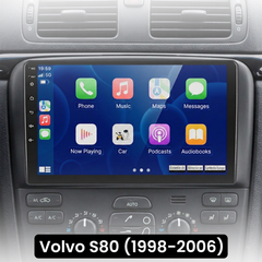 Volvo S80 98-06 - 9" radio Apple CarPlaylla ja Android Autolla