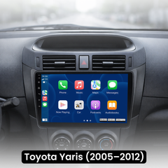Toyota Yaris 05-12 - 9" radio Apple CarPlaylla ja Android Autolla