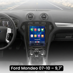 Ford Mondeo 07-14 - 9,7" radio Apple CarPlaylla ja Android Autolla