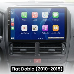 Fiat Doblo 10-15 - 9" -radio Apple CarPlaylla ja Android Autolla