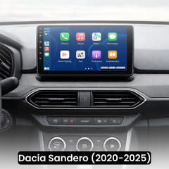 Dacia Sandero 20-25 - 10,1" radio Apple CarPlaylla ja Android Autolla