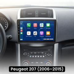 Peugeot 207 06-15 - 9" Radio Apple CarPlaylla ja Android Autolla