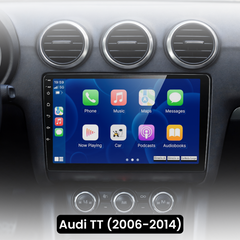 Audi TT 06-14 - 9" radio Apple CarPlaylla ja Android Autolla