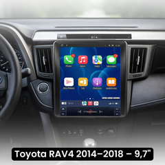 Toyota RAV4 14-18 - 9,7" radio Apple CarPlaylla ja Android Autolla