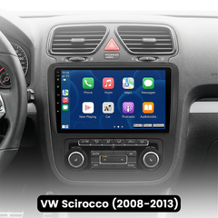 VW Scirocco 08-13 - 9" radio Apple CarPlaylla ja Android Autolla