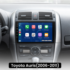 Toyota Auris 06-11 - 9" radio Apple CarPlaylla ja Android Autolla