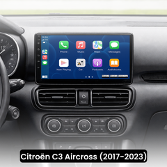 Citroën C3 Aircross 17-23 - 9" radio Apple CarPlaylla ja Android Autolla