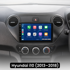 Hyundai i10 -radio Apple CarPlaylla ja Android Autolla 2013–2018 – 9 tuumaa