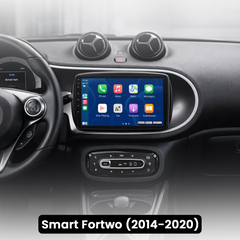 Smart Fortwo 14-20 - 9" -radio Apple CarPlaylla ja Android Autolla