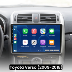 Toyota Corolla Verso 09-18 - 9" radio Apple CarPlaylla ja Android Autolla