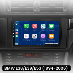 BMW E38/E39/E53 - 9" autoradio Apple CarPlaylla ja Android Autolla 