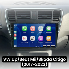 VW Up/Seat Mii/Skoda Citigo 17-23 - 9" radio Apple CarPlaylla ja Android Autolla