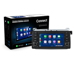 BMW E46 - 7" radio Apple CarPlaylla ja Android Autolla