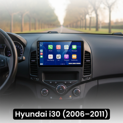 Hyundai I30 06-11 - 9" radio Apple CarPlaylla ja Android Autolla